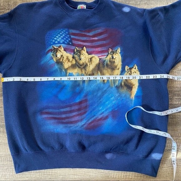 Vintage American Wolf Sweatshirt Size XL - Picture 5 of 13